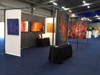 Biennale des arts plastiques l'installation œuvres numériques digitale imprimées