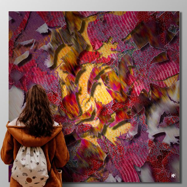 Oeuvre digitale imprimée numérotée série limitée creation