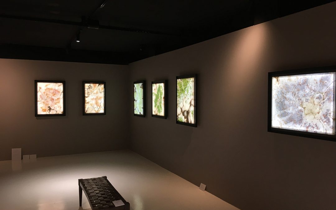 Impression sur albâtre à la Fondation Alain Ellouz pour l'albâtre