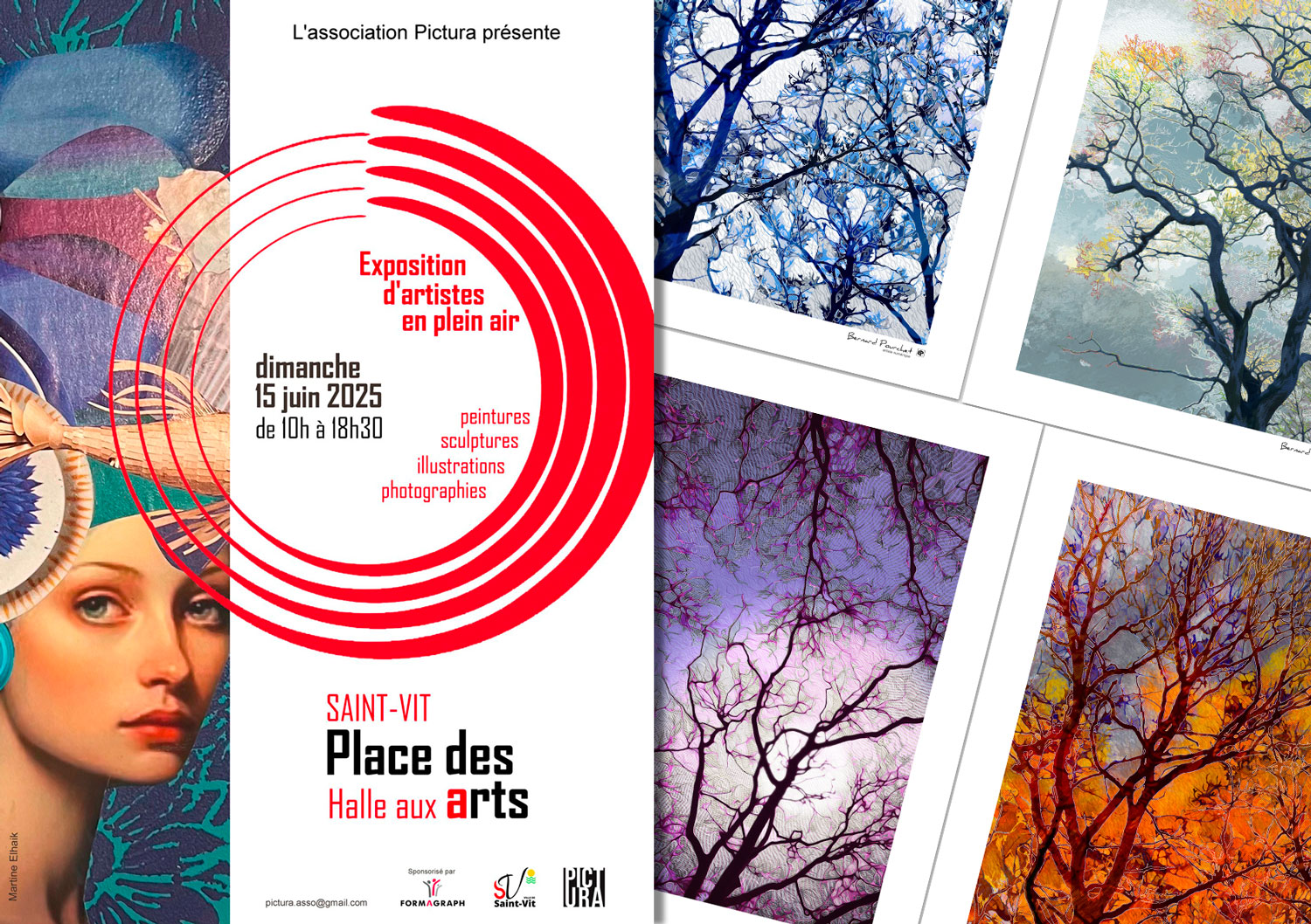 Place des arts Saint-Vit, Art imprimé, creation numérique, tirages estampes papier, petits formats, decoration